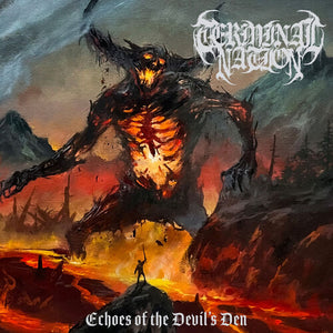 TERMINAL NATION | ECHOES OF THE DEVILS DEN (RED AND ORANGE MERGE EDITION) (VINYL)