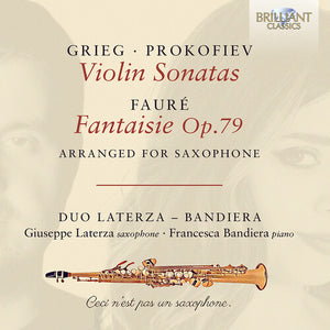 GIUSEPPE LATERZA^FRANCESCA BANDIERI^DUO LATERZA - BANDIERI | FANTAISIE OP.79, ARRANGED FOR SAXOPHONE