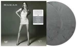 MARIAH CAREY | THE NUMBER 1'S   METALLIC SILVER AND BLACK SWIRL VINYL
