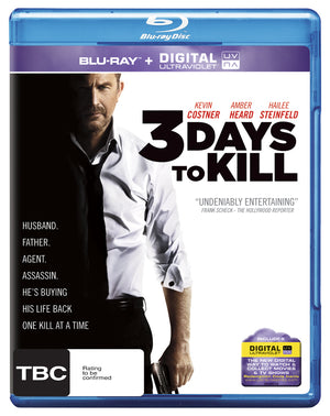 MOVIE BLAC | 3 DAYS TO KILL (BLU - RAY)