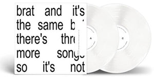 CHARLI XCX | BRAT AND IT'S THE SAME BUT THERE'S THREE MORE SONGS SO IT'S NOT (WHITE 2LP EDITION) (VINYL)