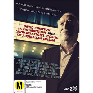 DAVID STRATTON - A CINEMATIC LIFE AND DAVID STRATTONS STORIES OF AUSTRALIAN CINEMA (2DVD SET)