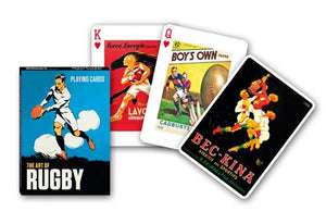 ART OF RUGBY PLAYING CARDS PIATNIK