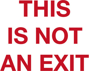 THE BACKFIRES | THIS IS NOT AN EXIT - TRANSLUCENT BLOOD RED