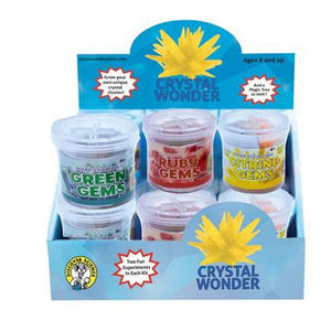 CRYSTAL WONDER MAKE YOUR OWN GEMS ASSORTED COLOURS (SINGLE)