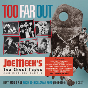 VARIOUS | TOO FAR OUT - BEAT MOD AND R N B FROM 304 HOLLOWAY ROAD (3CD SET)