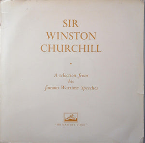 CHURCHILL WINSTON | SIR WINSTON CHURCHILL WARTIME SPEECHES - 2LP