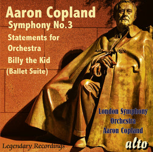 AARON COPLAND | AARON COPLAND: BILLY THE KID STATEMENTS & SYM N 3