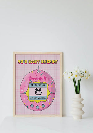 90S BABY ENERGY MINI POSTER A3 SIZE BAGGED