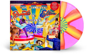 ELTON JOHN / BRANDI CARLILE | WHO BELIEVES IN ANGELS (NEON PINK TRANSPARENT YELLOW SPIRAL EDITION) (VINYL)