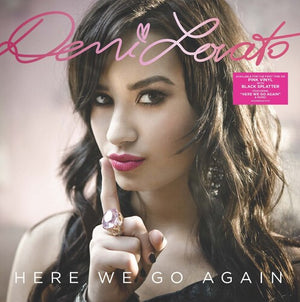 DEMI LOVATO | HERE WE GO AGAIN (PINK AND BLACK SPLATTER EDITION) (VINYL)