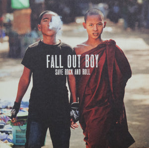 FALL OUT BOY | SAVE ROCK N ROLL - 2 X 10 - RED TRANSPARENT