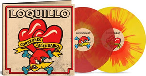 LOQUILLO | CORAZONES LEGENDARIOS - RED & YELLOW SPLATTER