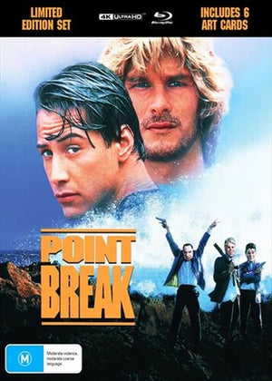 MOVIE THR | POINT BREAK (LENTICULAR HARDCOVER AND ART CARDS) (4K ULTRA HD) (2BLU - RAY DVD SET)