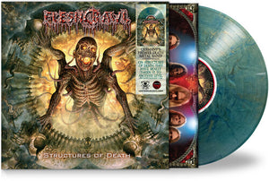FLESHCRAWL | STRUCTURES OF DEATH (BLUE SPLATTER EDITION) (VINYL)