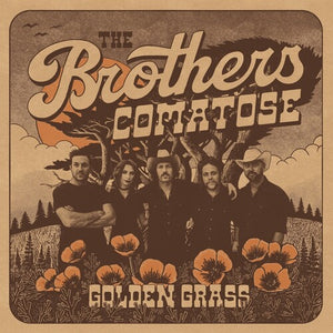 THE BROTHERS COMATOSE | GOLDEN GRASS - SPLATTERED ORANGE & BLUE