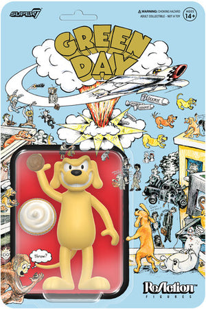GREEN DAY DOOKIE DOG RETRO REACTION 3.75" FIGURINE