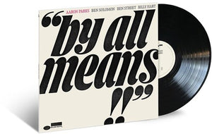 AARON PARKS | BY ALL MEANS