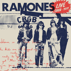 RAMONES | LIVE AT CBGB 1977 (RED EDITION) BLACK FRIDAY RSD 2025 (VINYL)