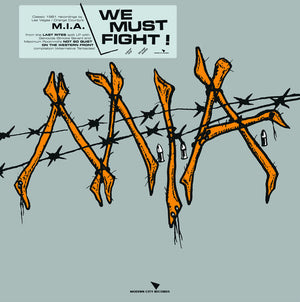 M.I.A. | WE MUST FIGHT - HAND-SCREENED COVER VERSION