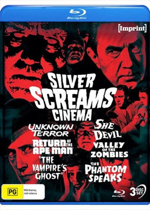 MOVIE HOR | SILVER SCREAMS CINEMA (IMPRINT STANDARD EDITION) (3BLU - RAY SET)