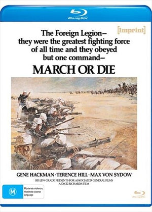 MOVIE WAR | MARCH OR DIE (IMPRINT STANDARD EDITION) (BLU - RAY DVD)