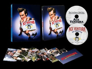 MOVIE COM | ACE VENTURA PET DETECTIVE (4K ULTRA HD) (BLU - RAY DVD) (STEELBOOK LENTICULAR HARDCOVER WITH ART CARDS)