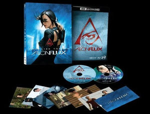 MOVIE SCI | AEON FLUX (4K ULTRA HD) (BLU - RAY DVD) (LENTICULAR HARDCOVER AND ART CARDS)