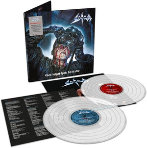 SODOM | GET WHAT YOU DESERVE (DELUXE EXPANDED CLEAR 2LP EDITION) (VINYL)