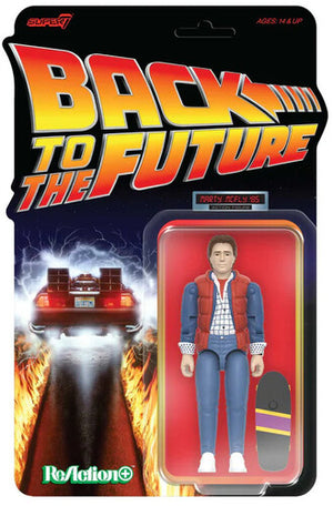 MARTY MCFLY BACK TO THE FUTURE REACTION RETRO FIGURINE