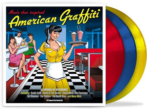 SOUNDTRACK / VARIOUS | MUSIC THAT INSPIRED AMERICAN GRAFFITI (RED BLUE AND YELLOW 3LP EDITION) (VINYL)