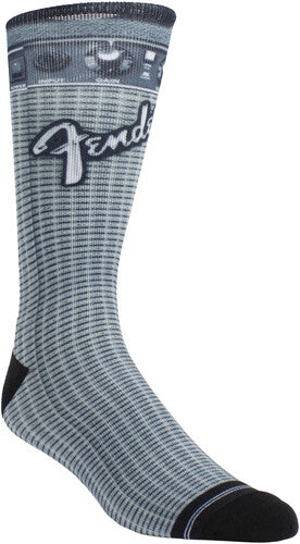 FENDER SOCKS AMPLIFIER SUBLIMATION (BLACK) (UK SIZE 6.5 - 11)
