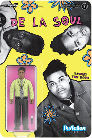DE LA SOUL DAVID TRUGOY THE DOVE JOLICOEUR (ME, MYSELF & I) REACTION FIGURINES