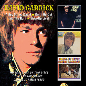 DAVID GARRICK | BOY CALLED DAVID / DON'T GO OUT INTO THE RAIN / BLOW UP LIVE! (REMASTERED) (2CD SET)