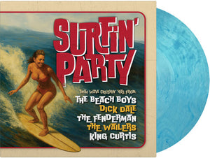 | SURFIN PARTY / VARIOUS - CLEAR & BLUE VINYL