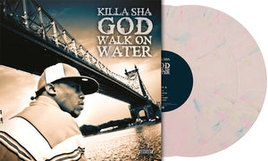 KILLA SHA | GOD WALK ON WATER - ROSE MULTICOLOUR MARBLE VINYL