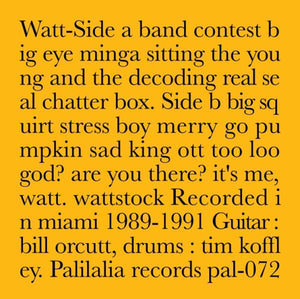 WATT | RECORDED IN MIAMI 1989-1991