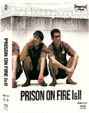 MOVIE FOR | PRISON ON FIRE (1987) / PRISON ON FIRE 2 (1991) (IMPRINT ASIA COLLECTION) (4K UHD) (BLU - RAY DVD) STEELBOOK AND HARDBACK BOOKLET