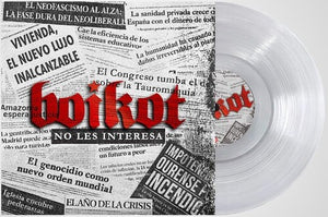 BOIKOT | NO LES INTERESA - TRANSPARENT ECO VINYL + CD