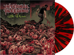INTERNAL BLEEDING | SETTLE ALL SCORES - RED & BLACK SPLATTER VINYL