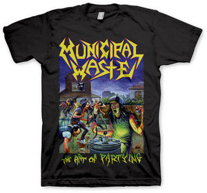 MUNICIPAL WASTE ART OF PARTYING TEE