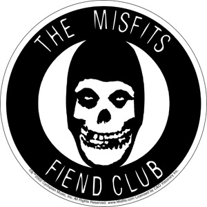 MISFITS FIEND CLUB STICKER