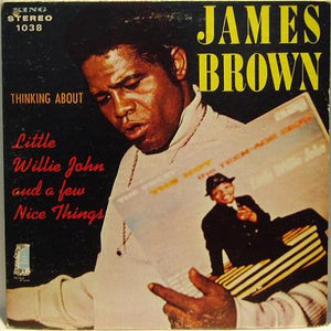 JAMES BROWN | THINKING ABOUT LITTLE WILLIE JOHN AND A FEW NICE THINGS - US - SEAM SPLIT - HOLE IN COVER