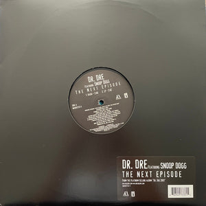 DR DRE FEATURING SNOOP DOGG | NEXT EPISODE 12 - US - GENERIC SLEEVE WITH HYPE STICKER