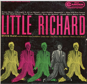 LITTLE RICHARD | LITTLE RICHARDS - BUCK RAM AND HIS ROCK N RAM ORCHESTRA - SEAM SPLIT