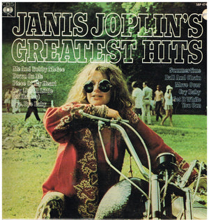 JANIS JOPLINS GREATEST HITS - NZ / AUS - WRITING ON BACK COVER | JANIS JOPLIN