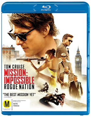 MOVIE BLACT | MISSION IMPOSSIBLE 5 ROGUE NATION (BLU - RAY)