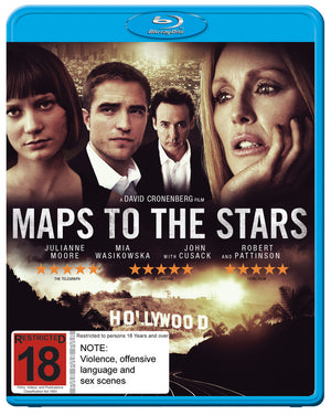 MOVIE BLUDRA | MAPS TO THE STARS (BLU - RAY)