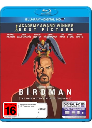 MOVIE BLDR | BIRDMAN -  OR THE UNXEPECTED VIRTUE OF IGNORANCE (BLU-RAY)
