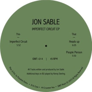 JON SABLE | IMPERFECT CIRCUIT (VINYL)